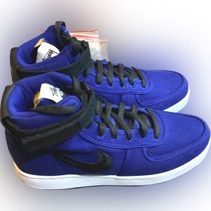 NIKE x STUSSY Vandal Size 8.5 High Deep Royal Blue DX5425-400 Skate Dunk Colab